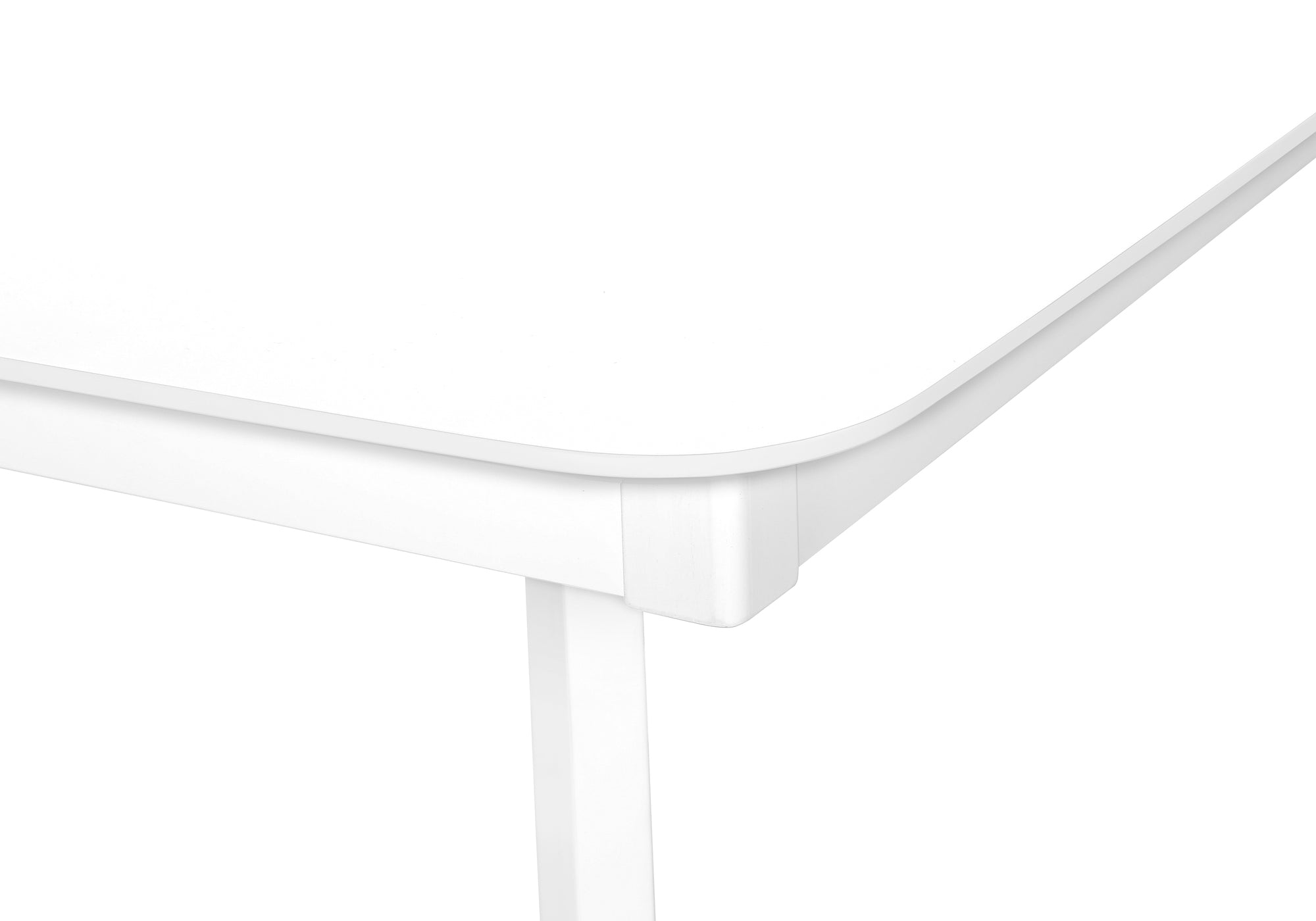 DINING TABLE - 36"X 48" / WHITE VENEER TOP-Dining Table-DECOROLALA