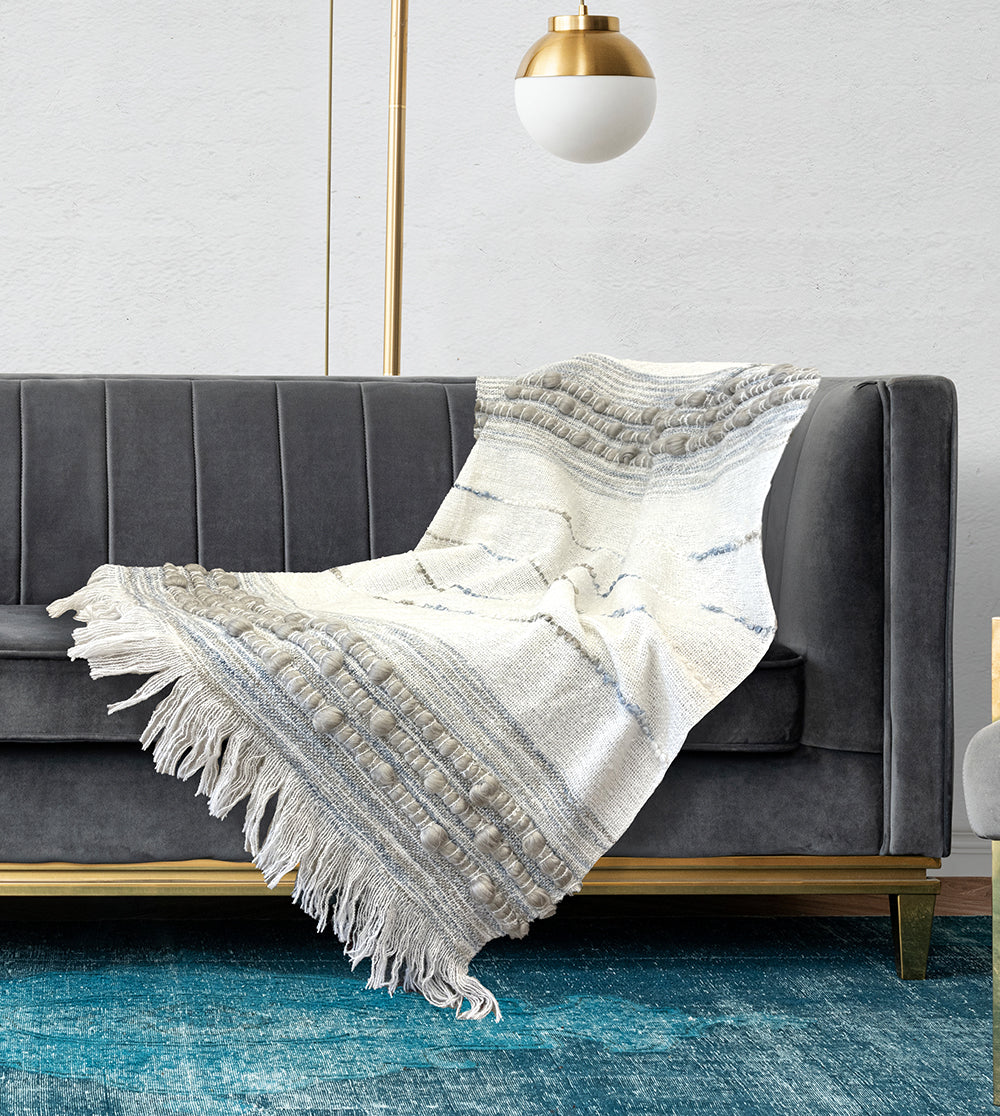 Dakota Throw 50" X 60"-Blanket-DECOROLALA