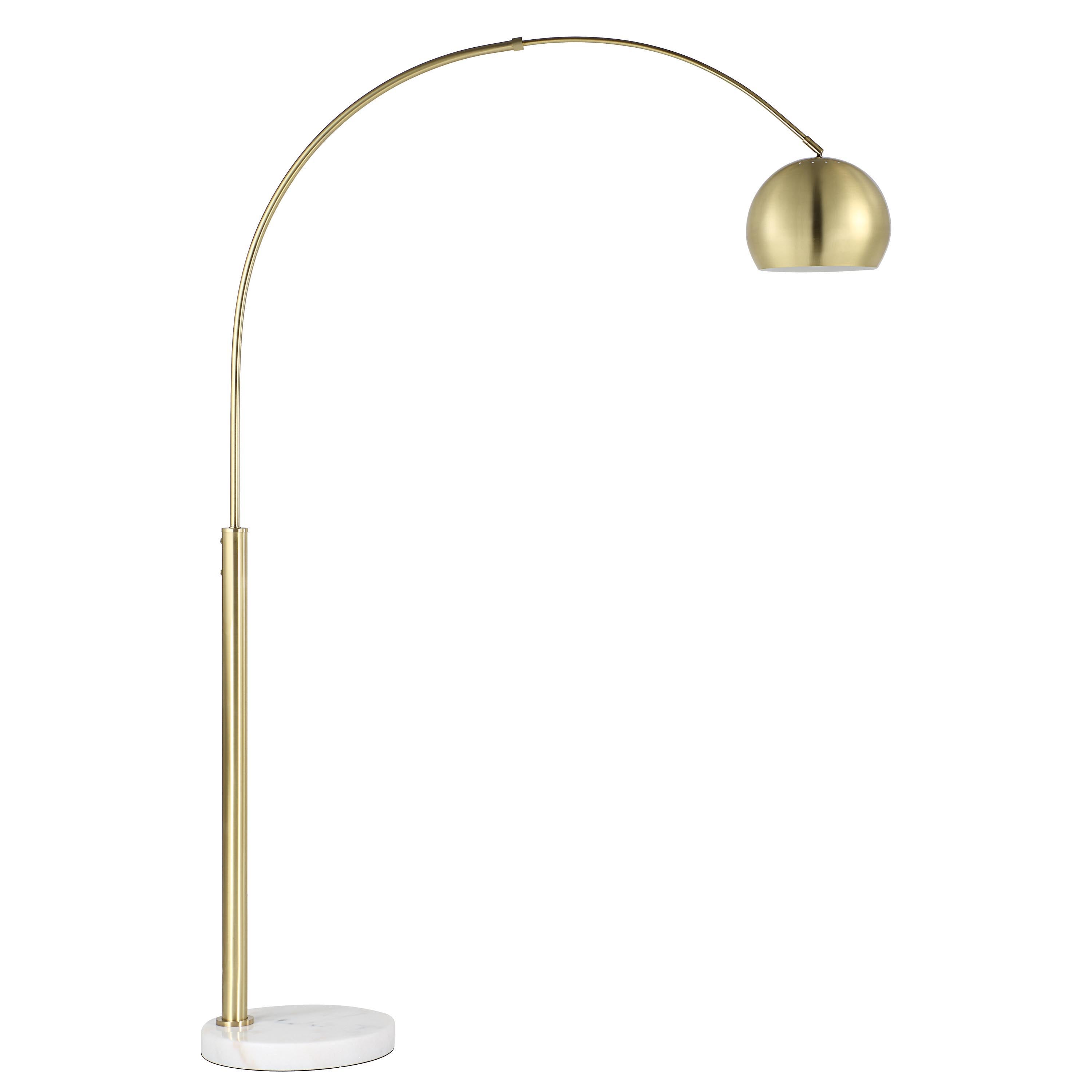 Daleela 77.375" Height Floor Lamp, Yellow-Floor Lamp-DECOROLALA