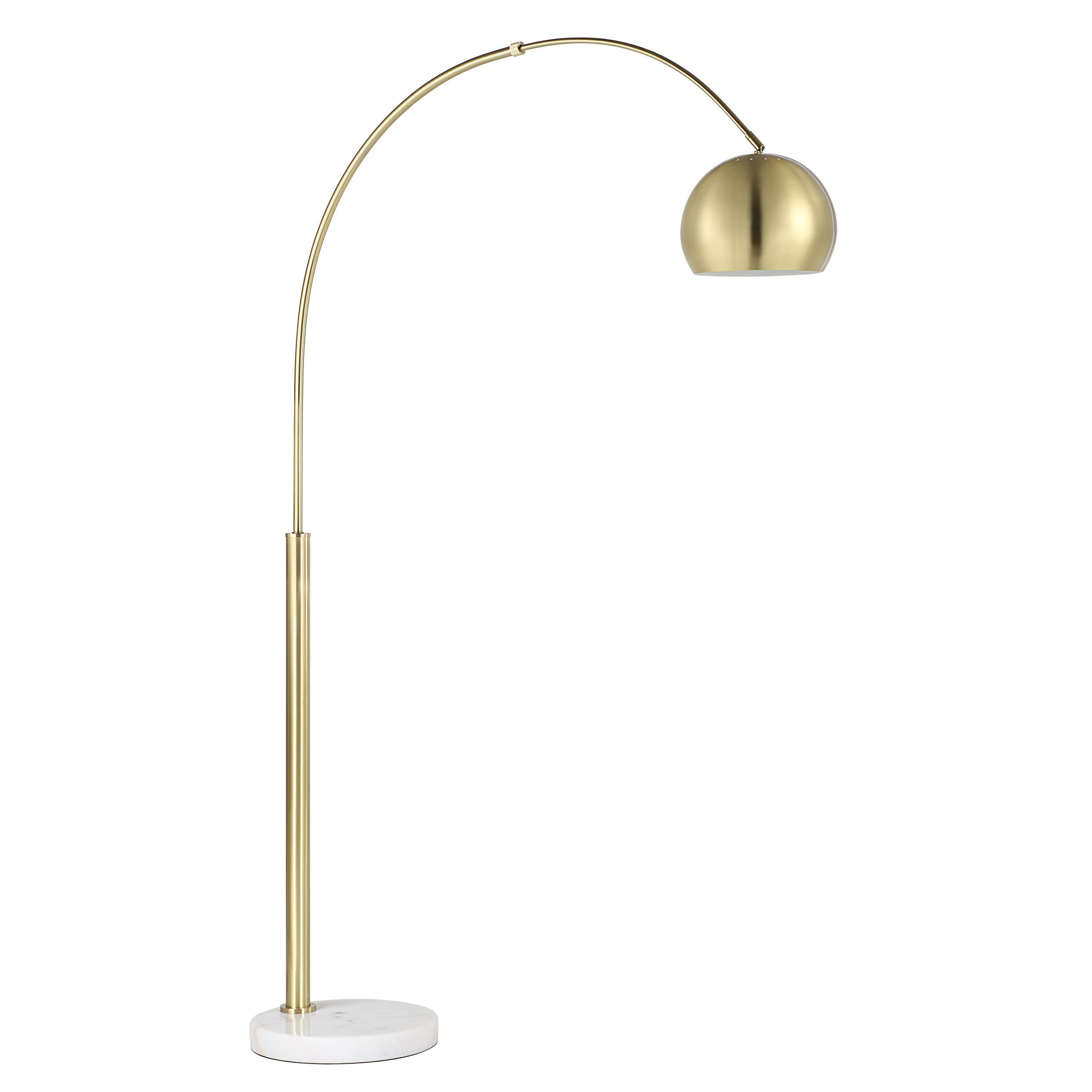 Daleela 77.375" Height Floor Lamp, Yellow-Floor Lamp-DECOROLALA