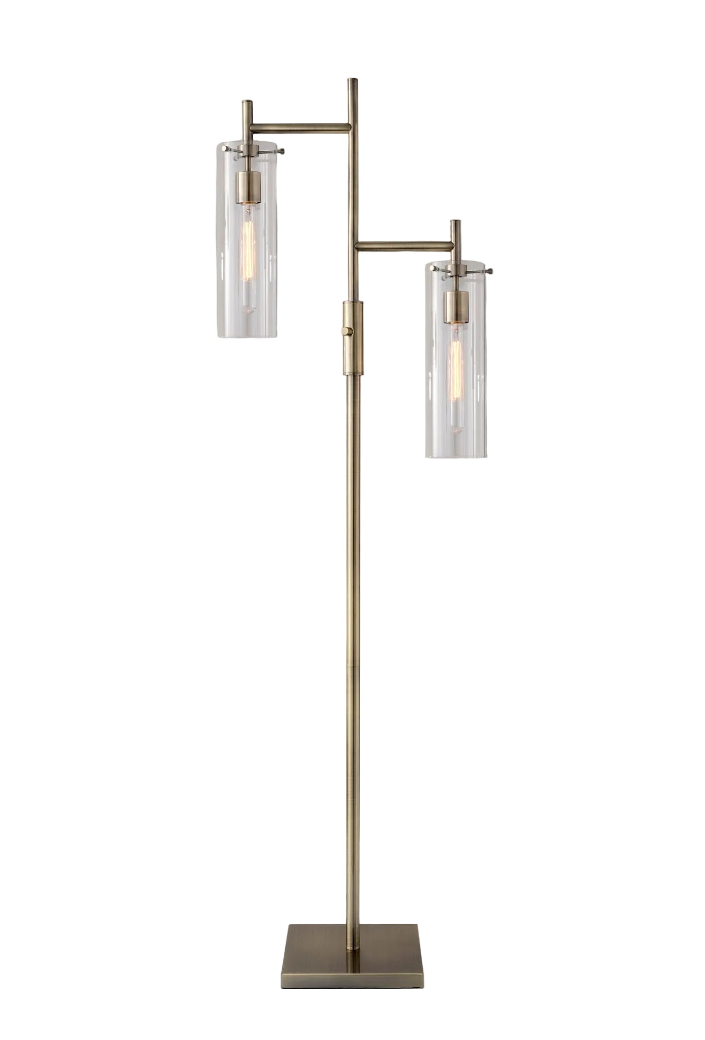 Dalton Floor Lamp - Antique Brass Edison-Lighting-DECOROLALA