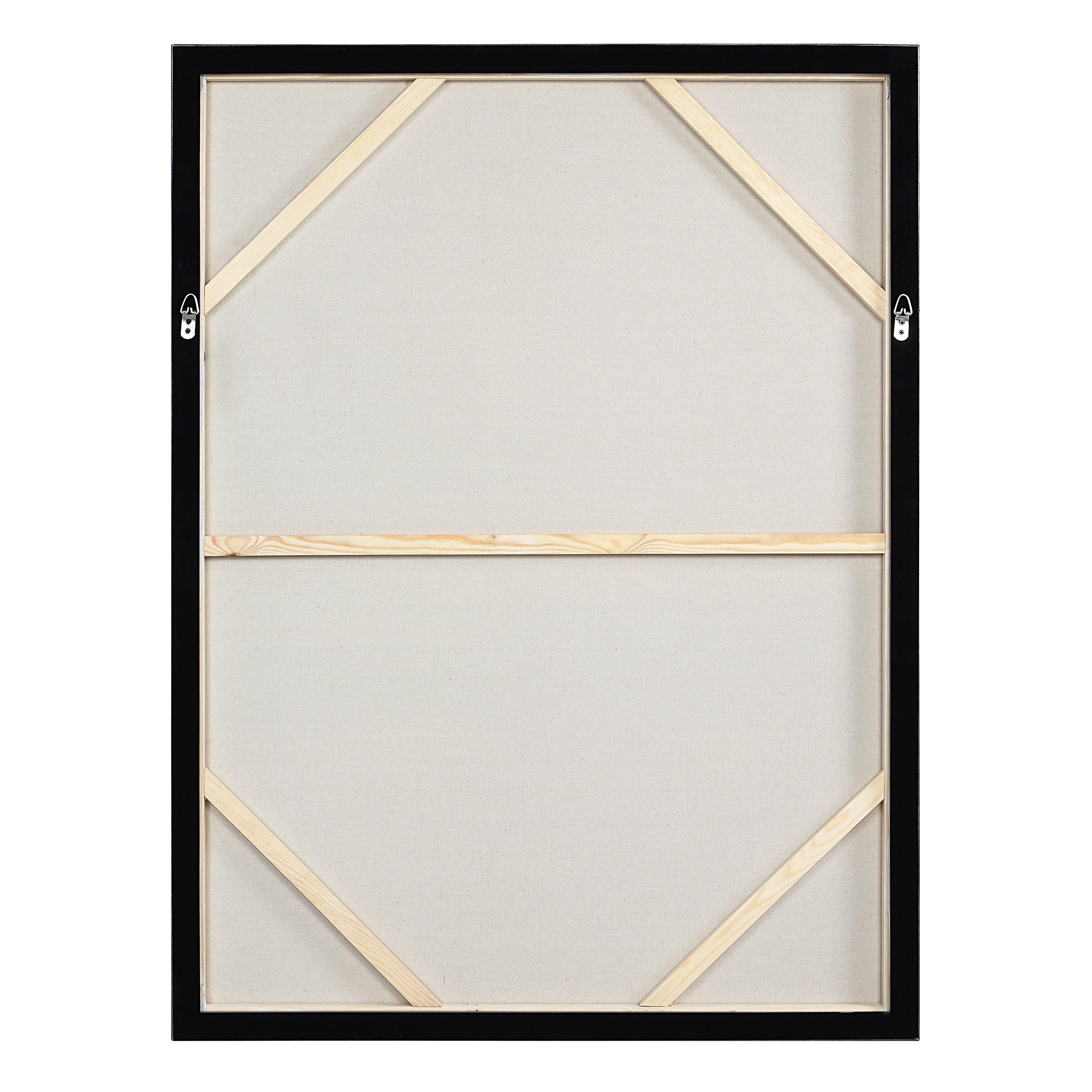 Danae 48" H x 36" W Canvas Art, White-Canvas Art-DECOROLALA