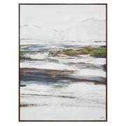 Danae 48" H x 36" W Canvas Art, White-Canvas Art-DECOROLALA