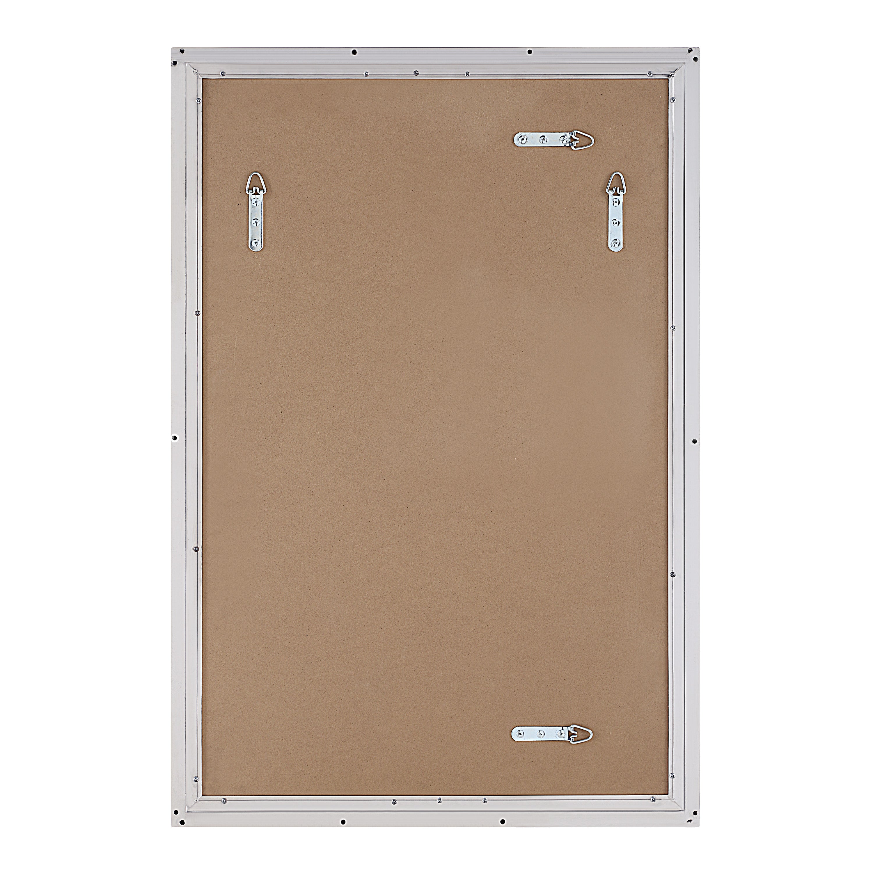 Dapia 36" H x 24" W Wall Mirror, Grey-Mirror-DECOROLALA