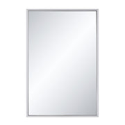 Dapia 36" H x 24" W Wall Mirror, Grey-Mirrors-DECOROLALA