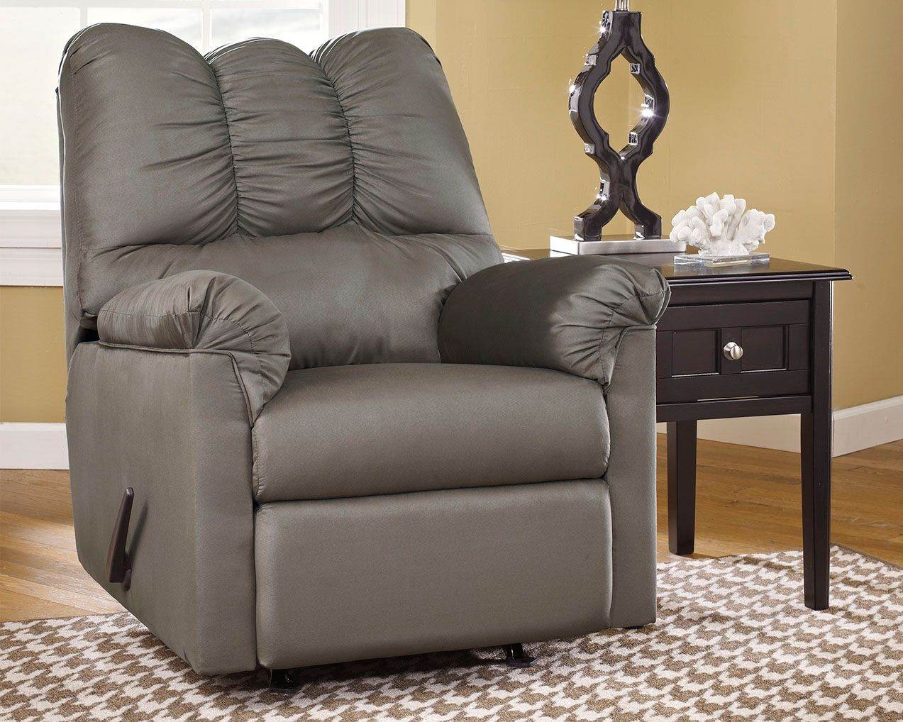 Darcy Rocker Recliner - Cobblestone-Rocker Chairs-DECOROLALA