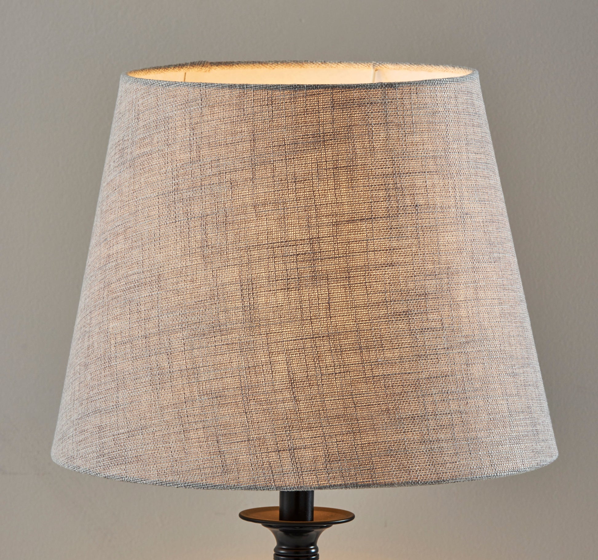 Darcy Table Lamp 26" Grey Spiral Base-Lighting-DECOROLALA
