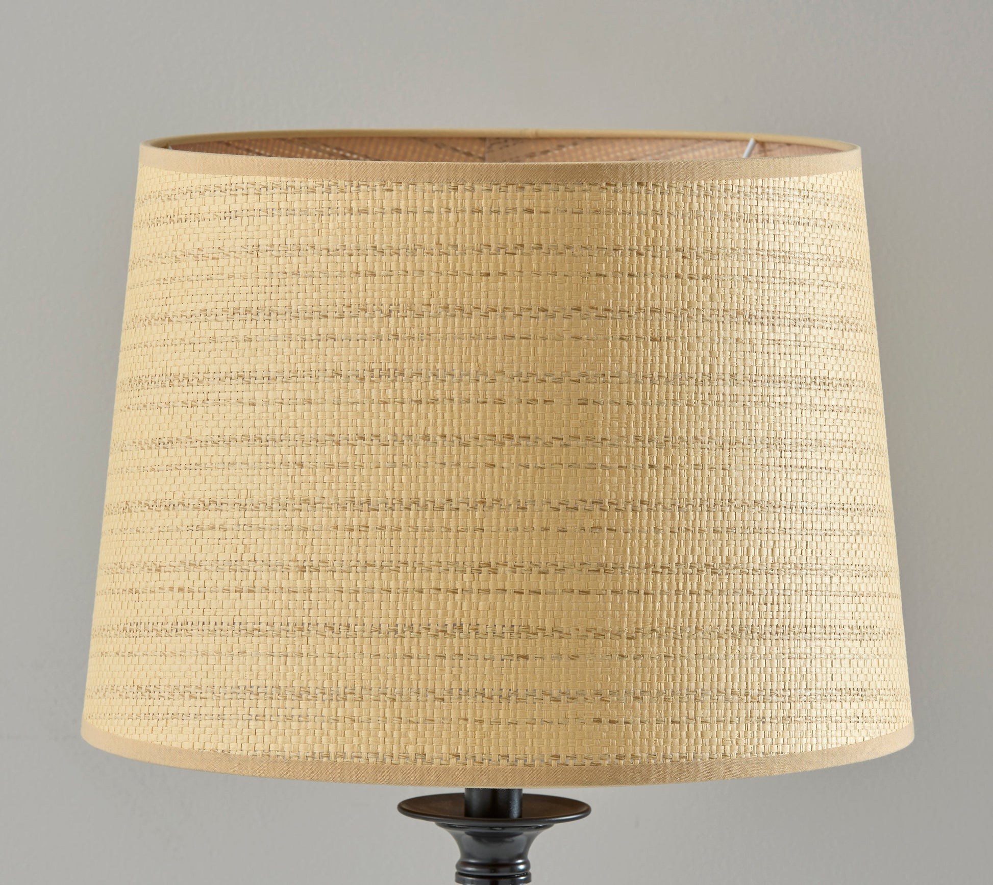 Darcy Table Lamp 26" Natural Rattan Black-Lighting-DECOROLALA