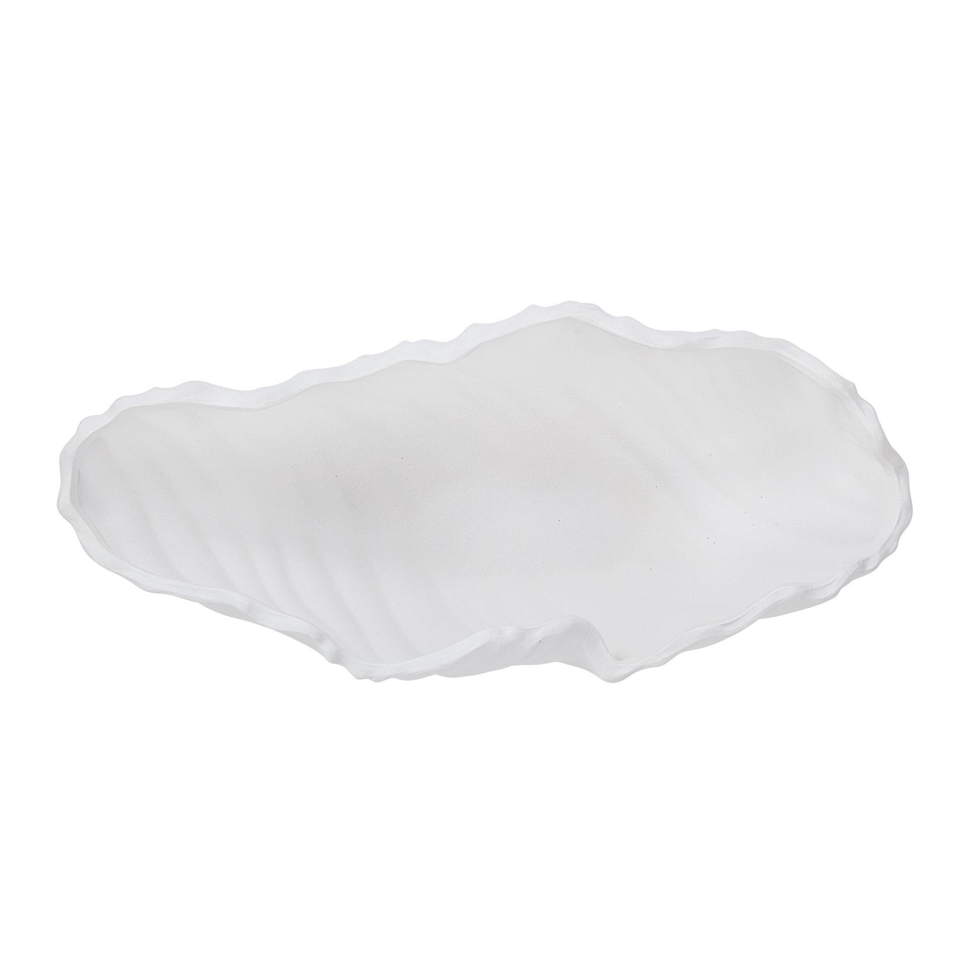 Darius Indoor Ceramic Bowl, Matte White-Bowl-DECOROLALA