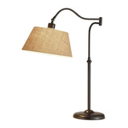 Dark Bronze Metal Swing Arm Adjustable Table Lamp-Table Lamps-DECOROLALA