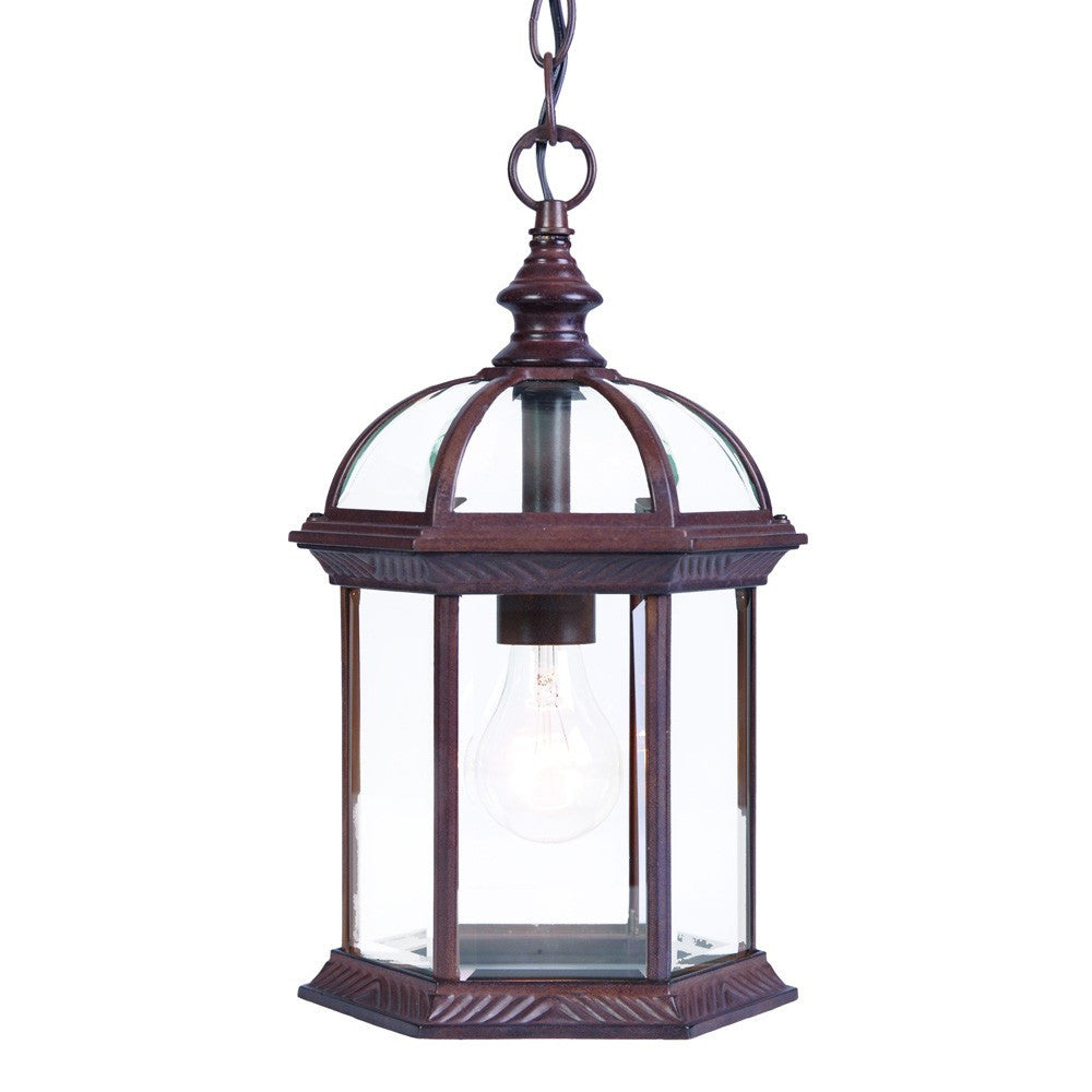 Dark Brown Cage Hanging Light-Outdoor Lighting-DECOROLALA