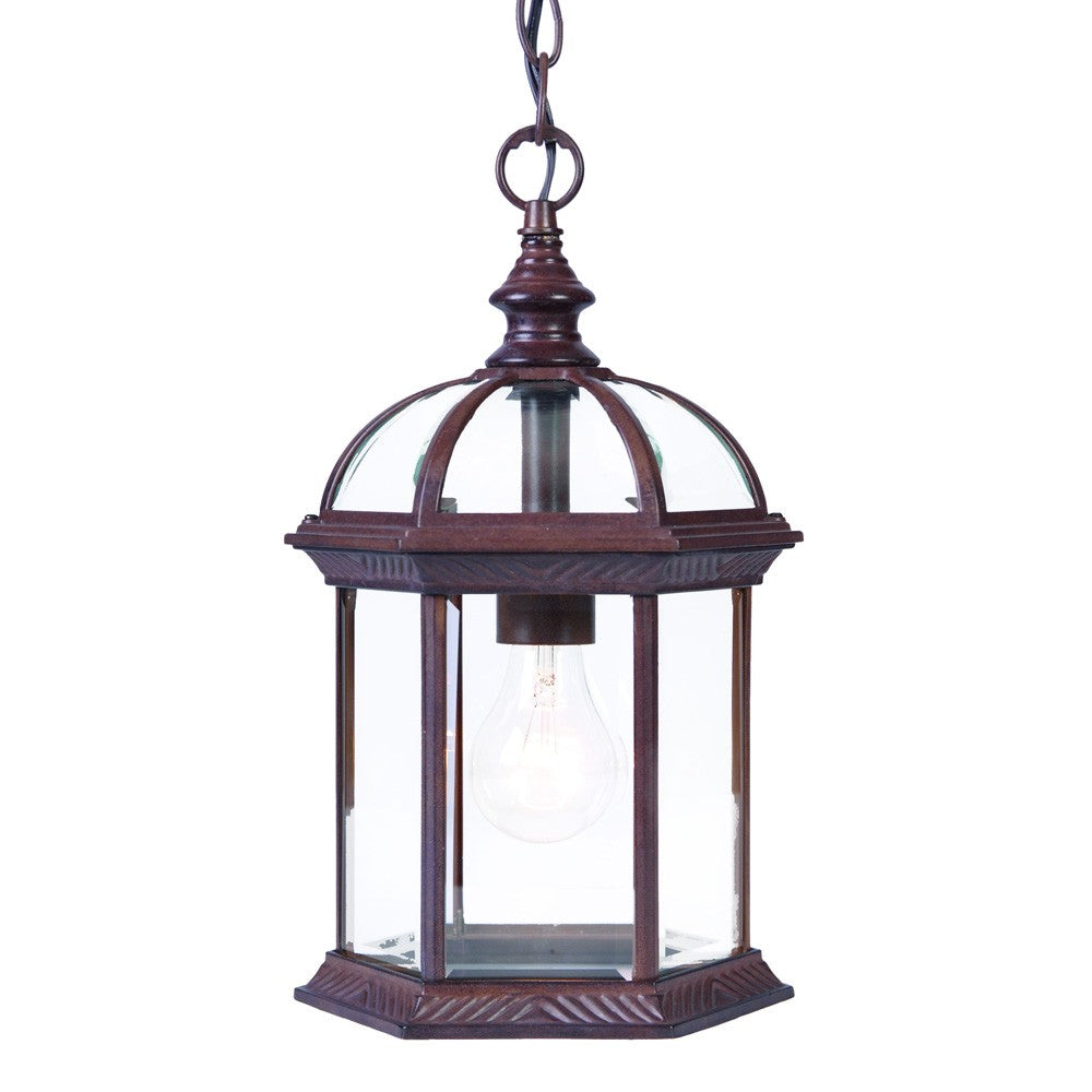 Dark Brown Cage Hanging Light-Outdoor Lighting-DECOROLALA
