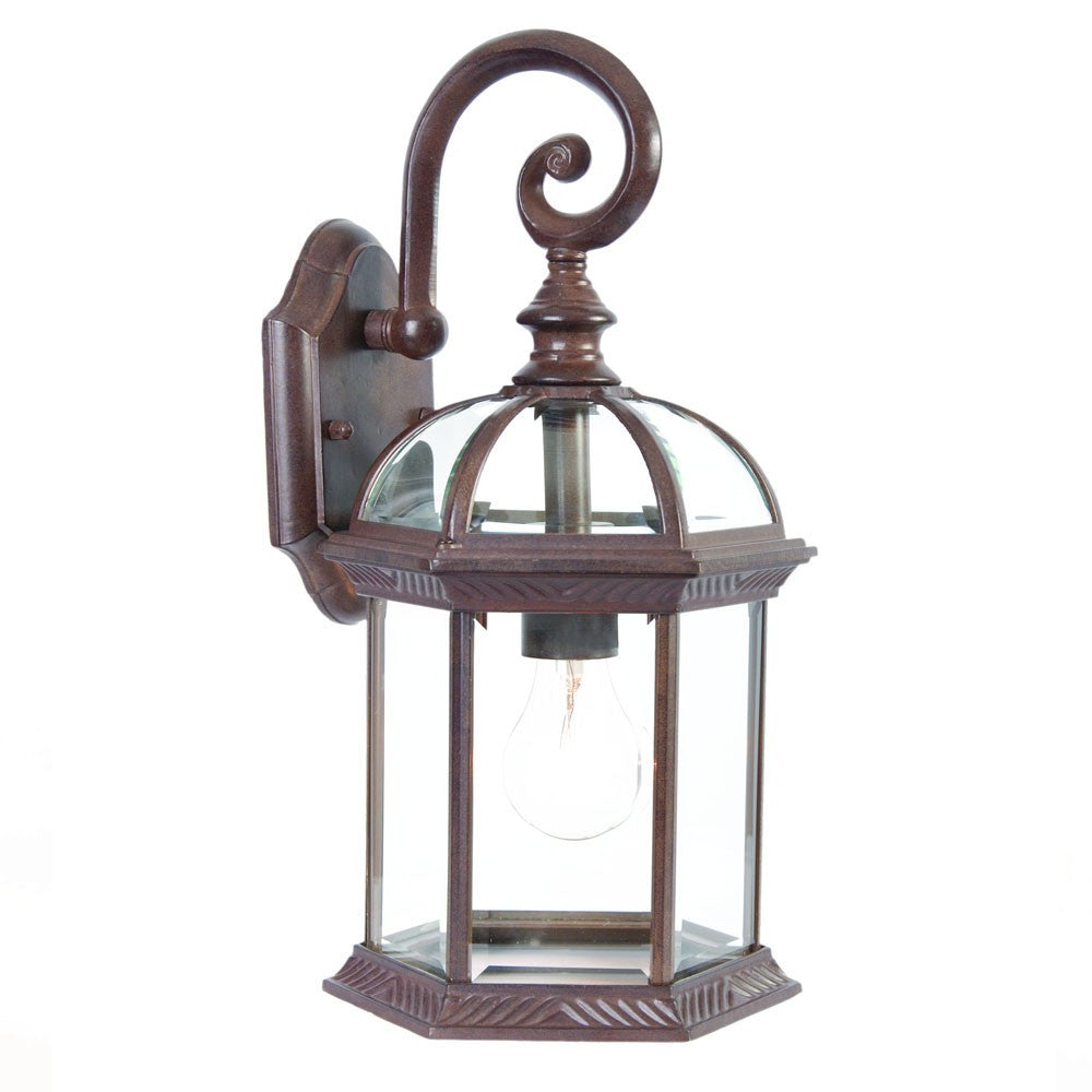 Dark Brown Eastern Lantern Wall Light-Outdoor Lighting-DECOROLALA