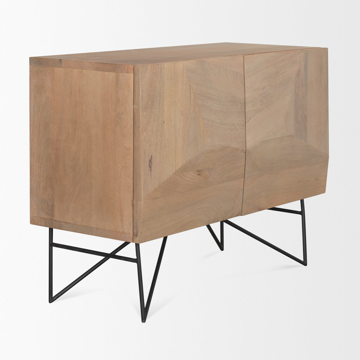 Darwin Dark Wood 2 Door Accent Cabinet-Accent Cabinets & Chests-DECOROLALA