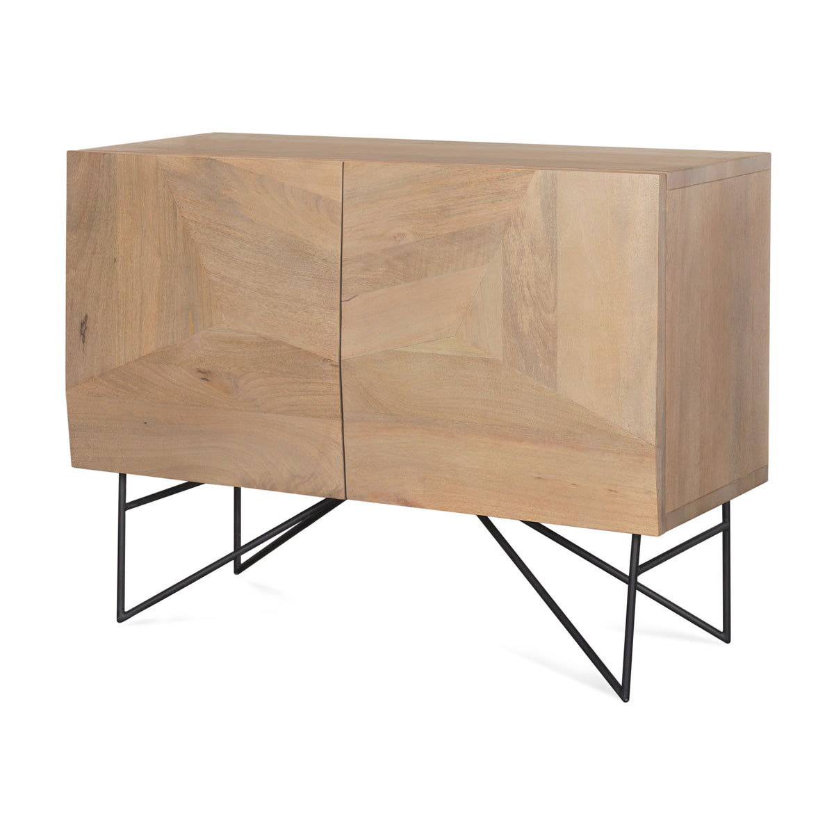 Darwin Dark Wood 2 Door Accent Cabinet-Accent Cabinets & Chests-DECOROLALA