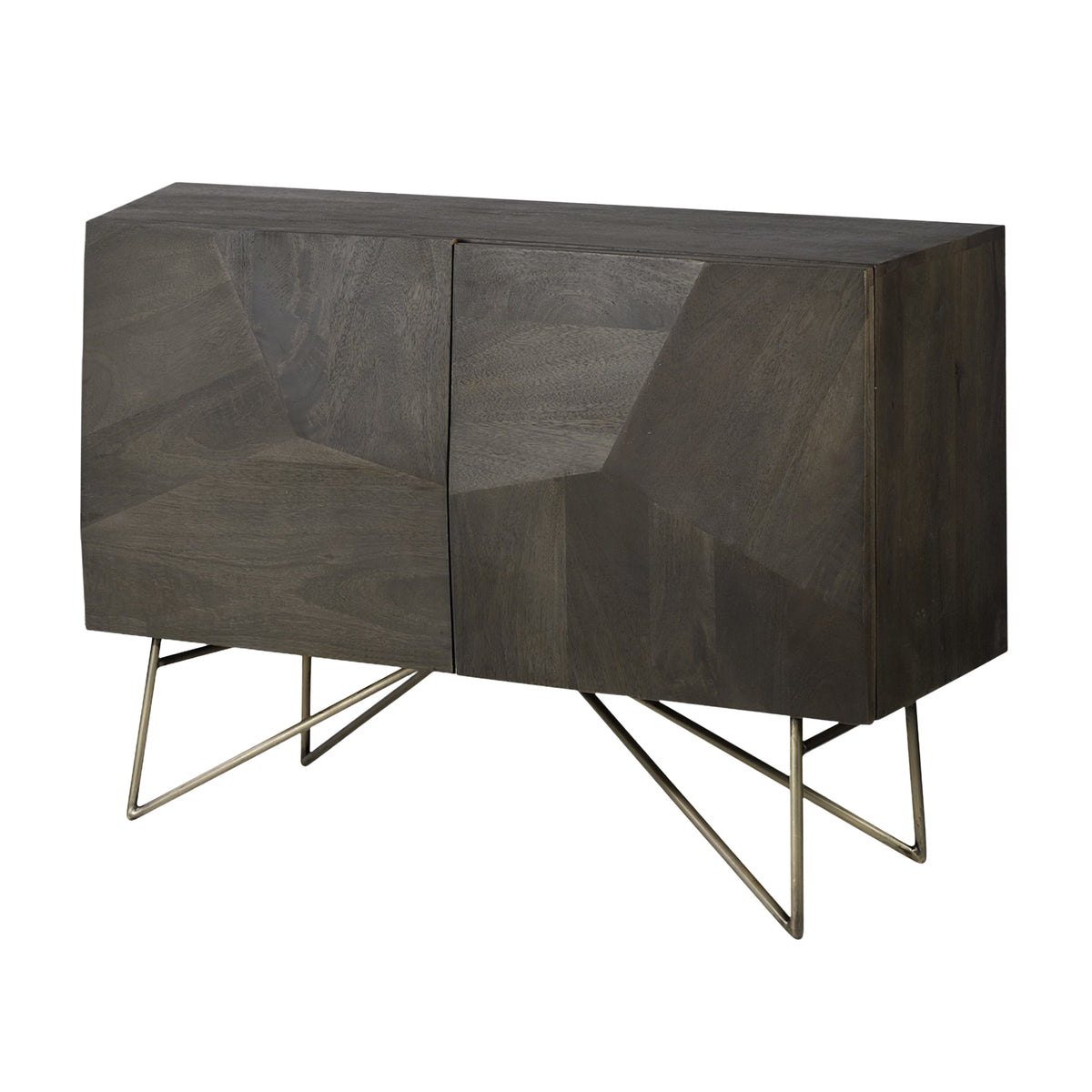 Darwin Dark Wood 2 Door Accent Cabinet-Accent Cabinets & Chests-DECOROLALA