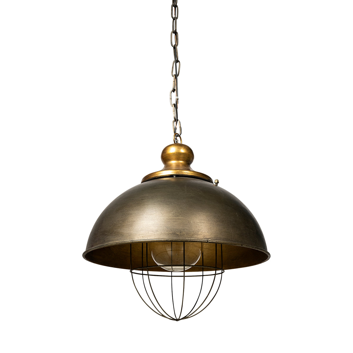 Dawson II Hanging Metal Pendant Light - Gold-Pendant Lights-DECOROLALA