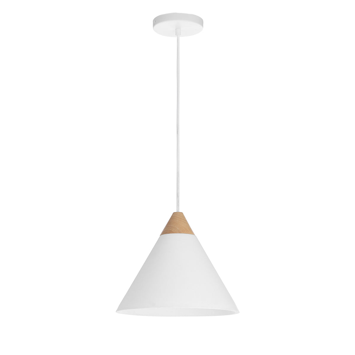 Daya 9.75" Length Ceiling Fixture, WHITE-Ceiling Light Fixtures-DECOROLALA
