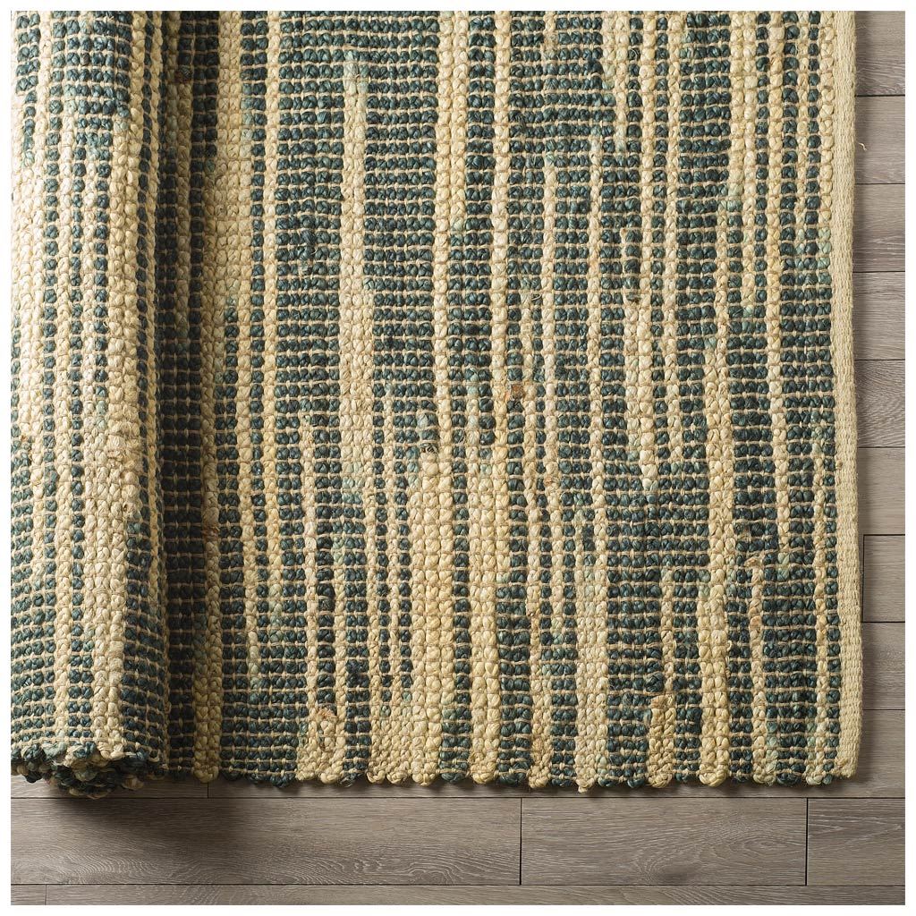 Deakin 8' x 10' Multi-Colored Jute Hand Woven Dhurrie Rug-Area Rugs-DECOROLALA