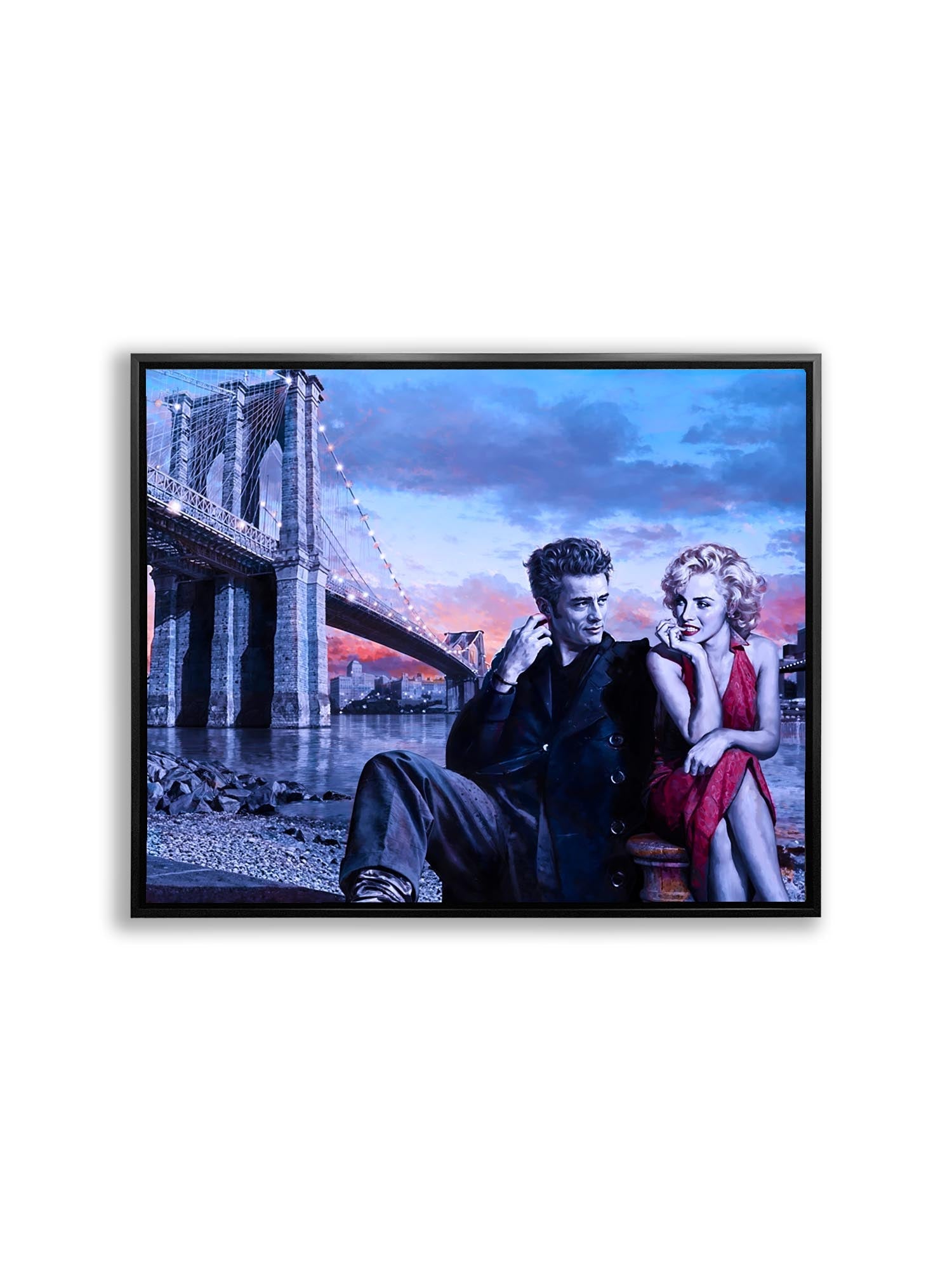 Dean and Marilyn Canvas Print 36x48 Wall Art-Wall Art-DECOROLALA