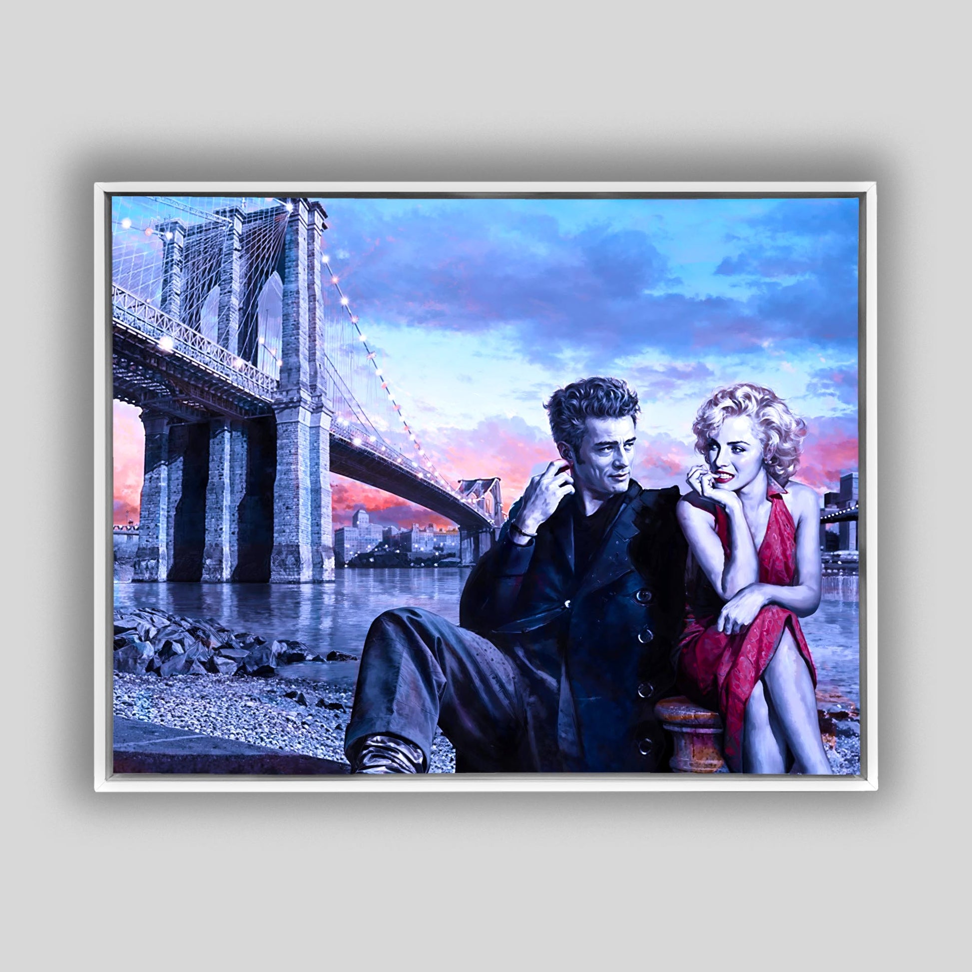 Dean and Marilyn Canvas Print 36x48 Wall Art-Wall Art-DECOROLALA