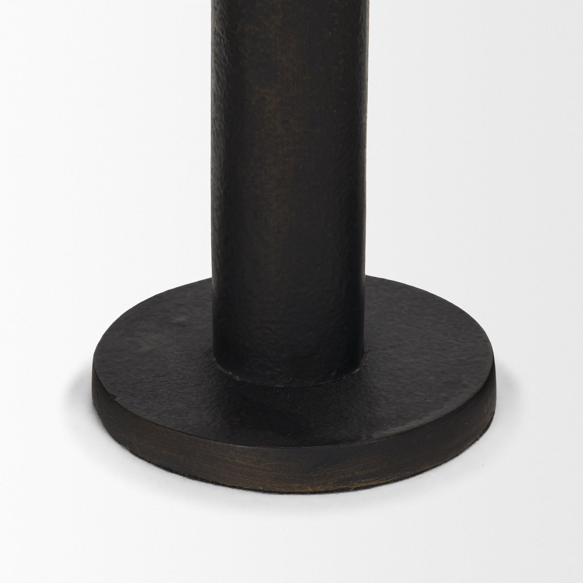 Declan Cast Metal Taper Candle Holder-Table Candle Holders-DECOROLALA