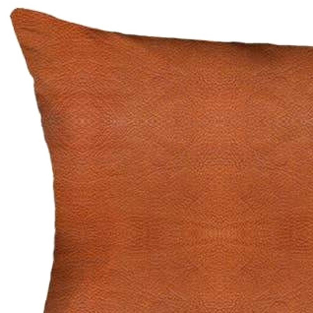 Decorative Vegan Faux Leather Throw Pillow Set of 2-Accent Throw Pillows-DECOROLALA