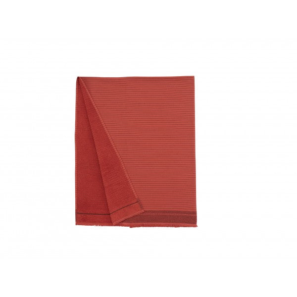 Del Mar Red Terry Turkish Towel Set-Hand Towels-DECOROLALA