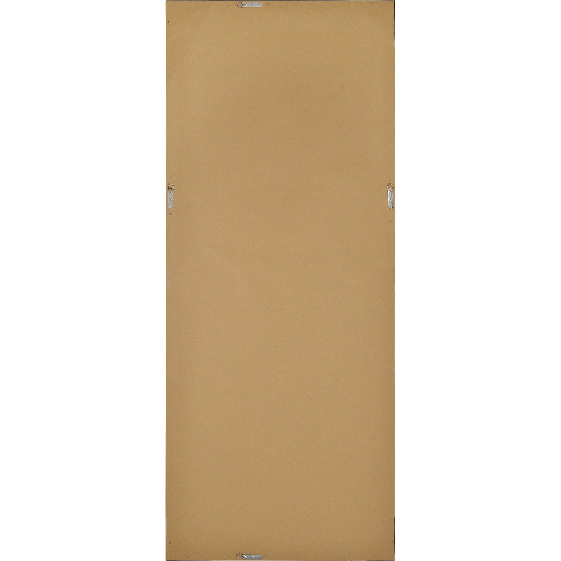 Delacorte 80" Tall Rectangle Wall Mirror, Black-Mirror-DECOROLALA