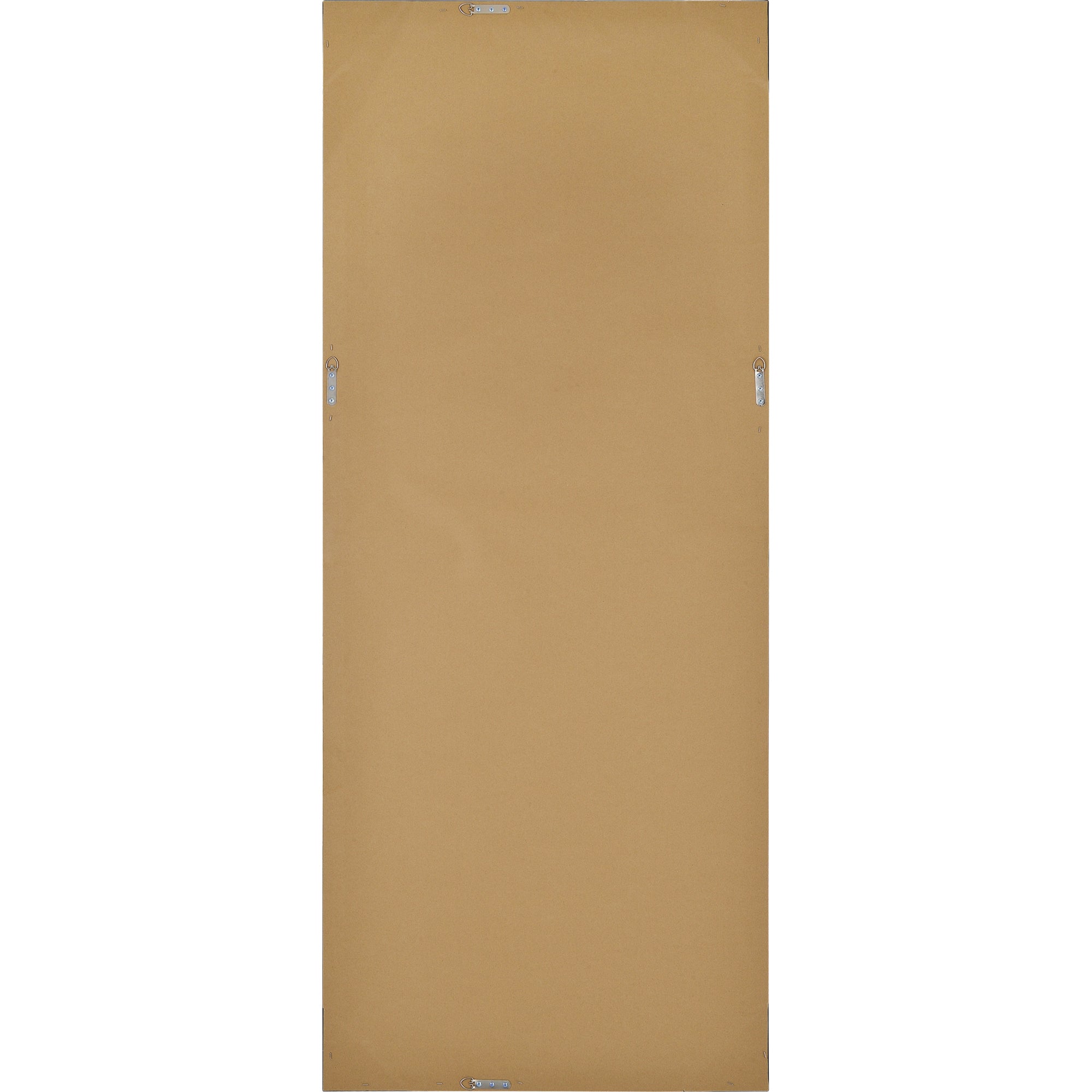 Delacorte 80" Tall Rectangle Wall Mirror, Black-Mirror-DECOROLALA