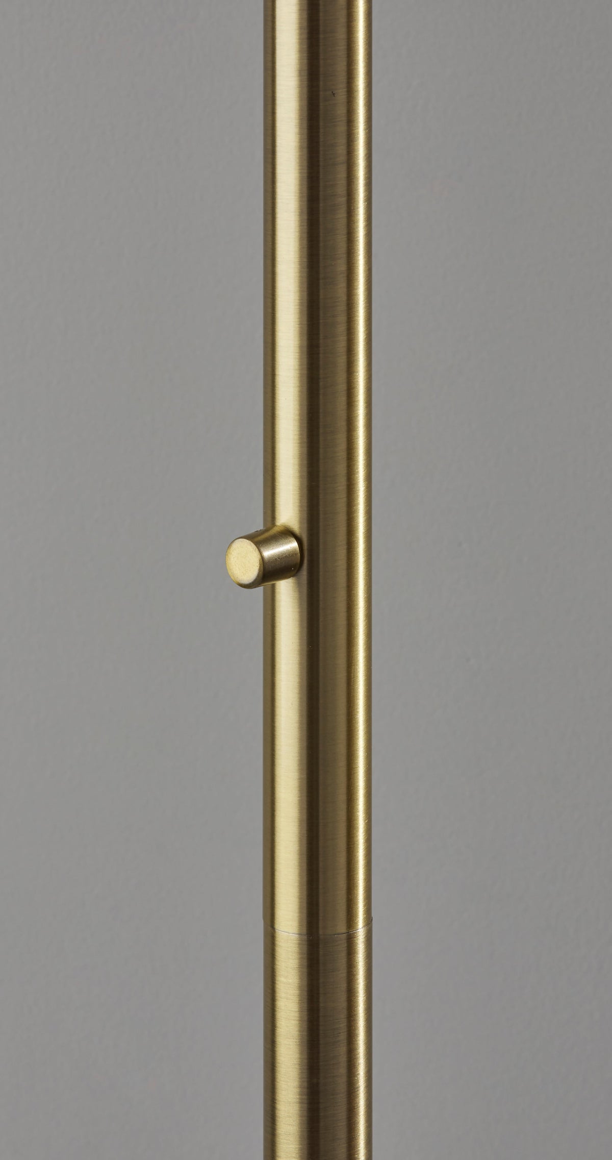 Delaney Arc Lamp - Antique Brass 76"-Lighting-DECOROLALA