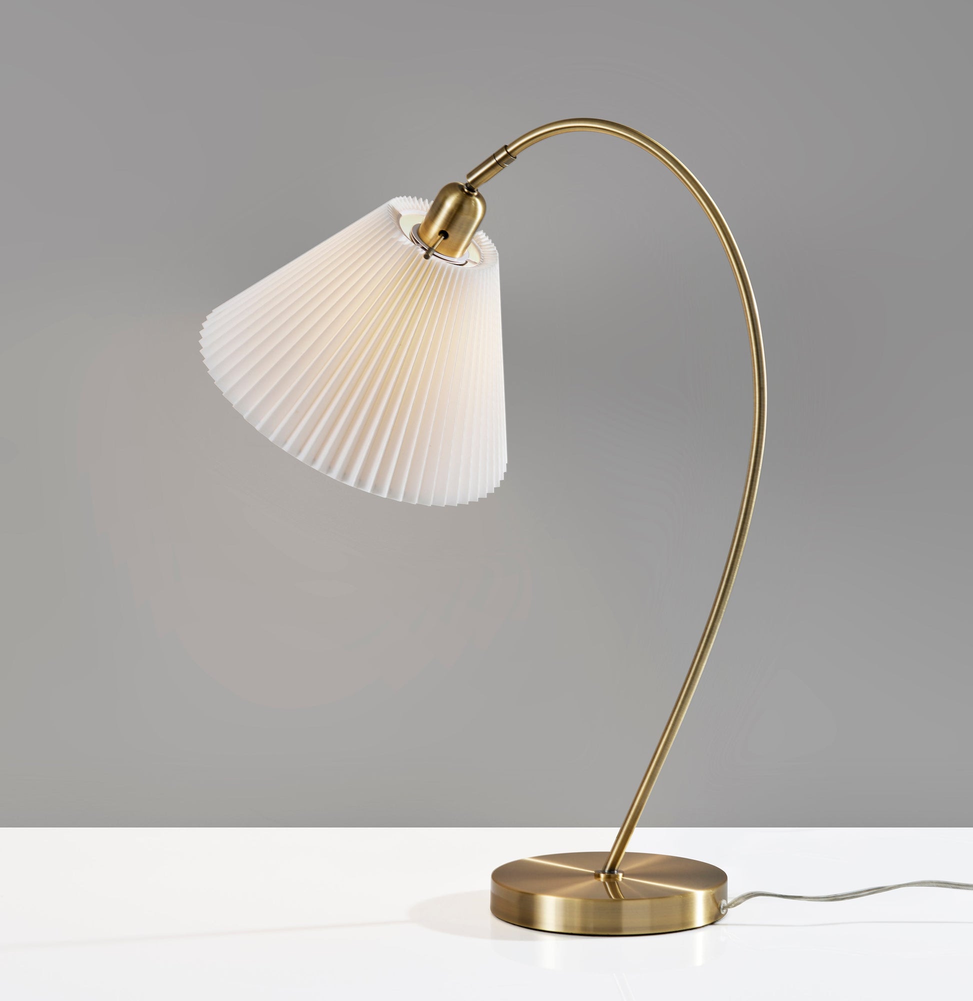 Delaney Table Lamp 25.875" Antique Brass-Lighting-DECOROLALA