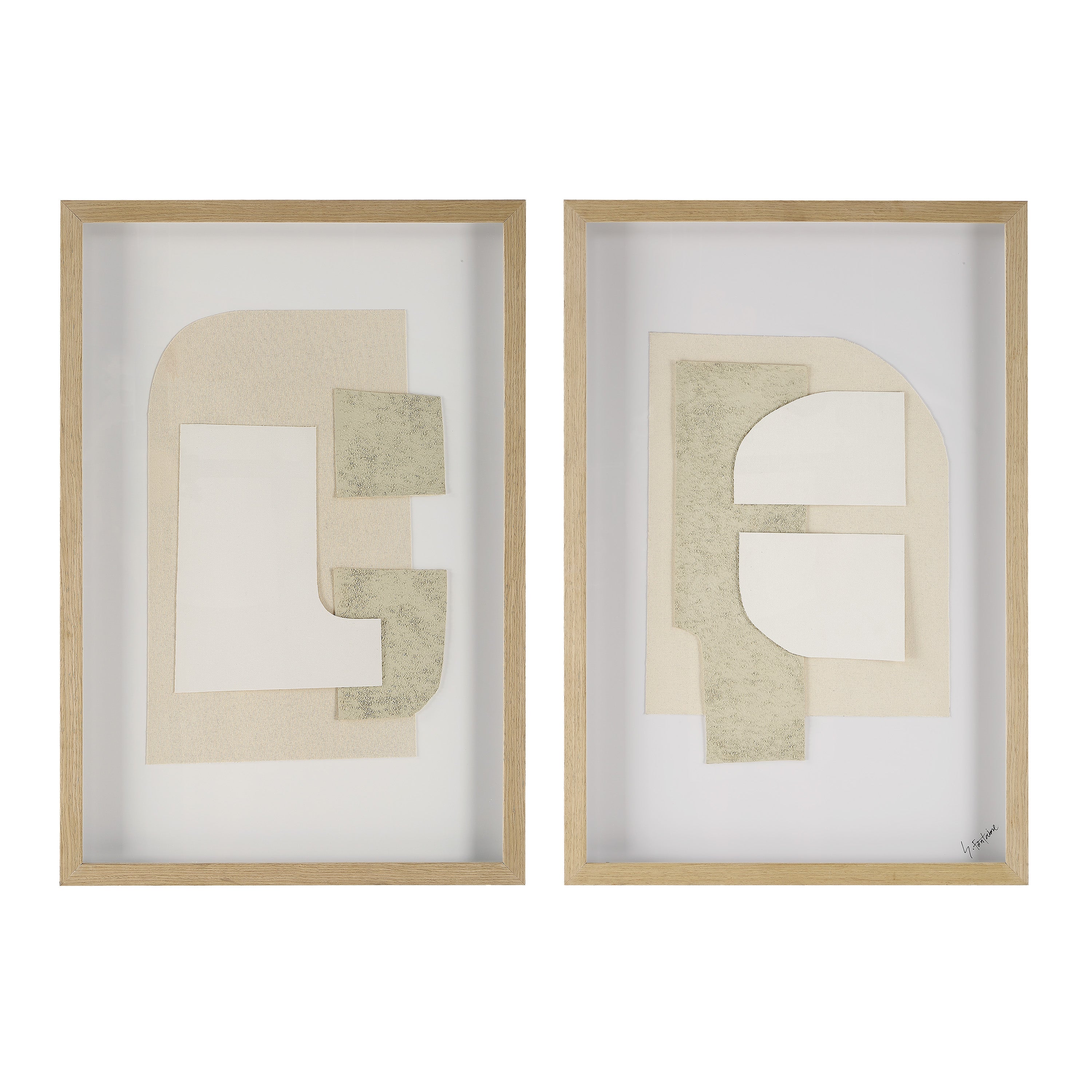 Delias 20.0" Wide Wall Decor, Printed Artwork (2 Piece Set)-Canvas Print-DECOROLALA