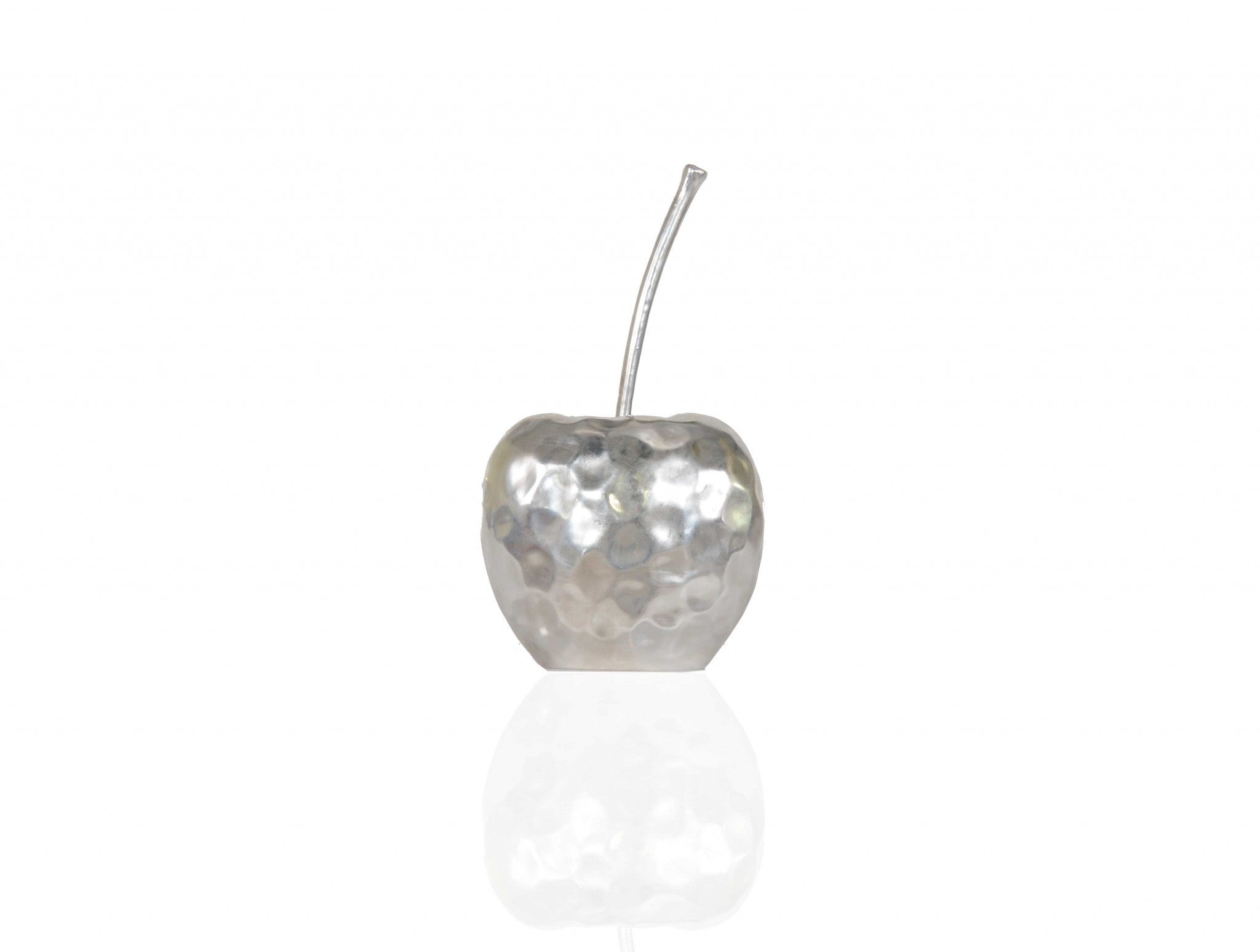 Delicious Hammered Finish Apple Statue-Sculptures-DECOROLALA