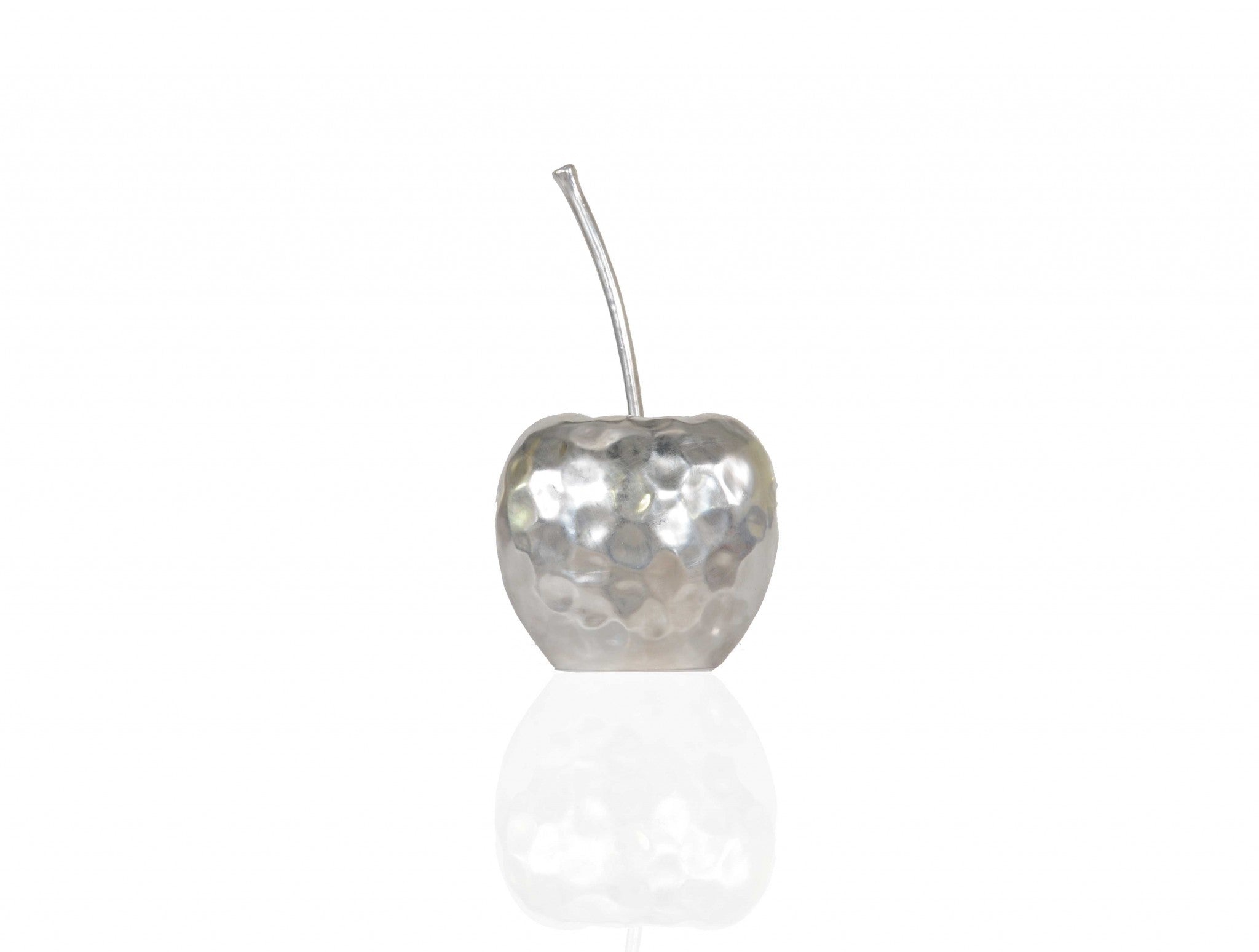 Delicious Hammered Finish Apple Statue-Sculptures-DECOROLALA