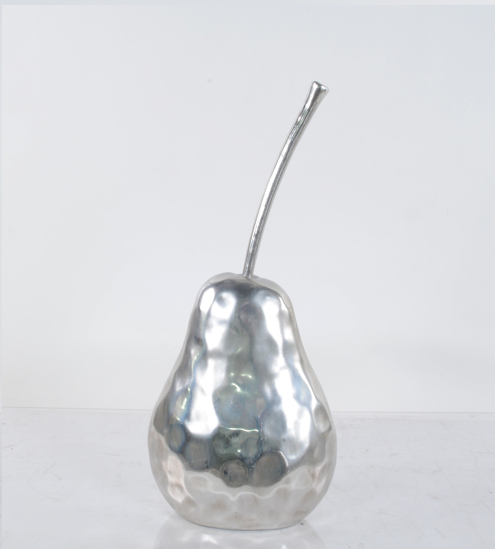 Delicious Hammered Finish Pear Statue-Sculptures-DECOROLALA
