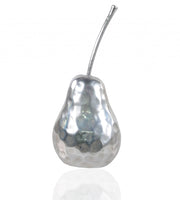 Delicious Hammered Finish Pear Statue-Sculptures-DECOROLALA