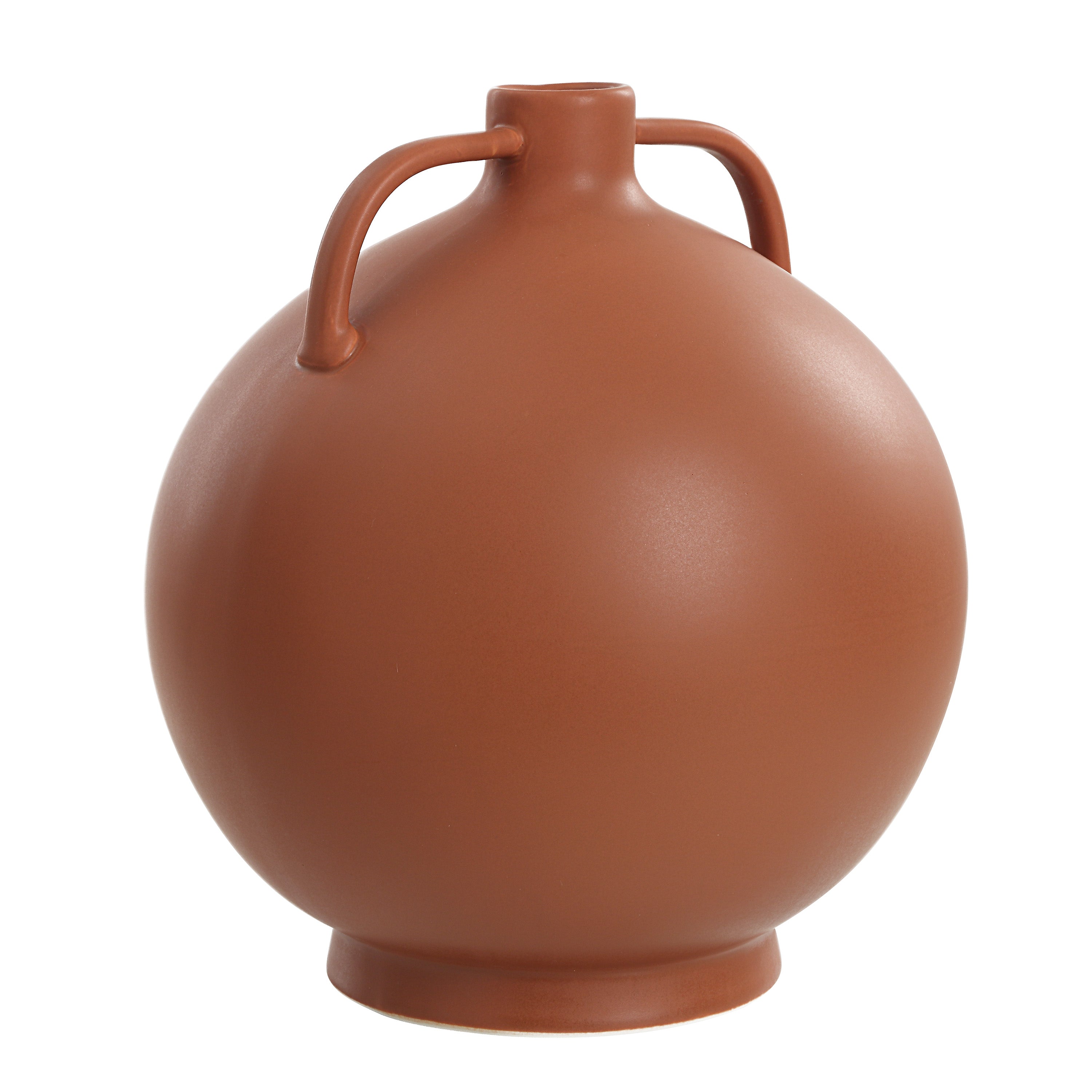 Delphi Indoor Ceramic Vase, Matte Terracotta-Vase-DECOROLALA