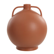 Delphi Indoor Ceramic Vase, Matte Terracotta-Vase-DECOROLALA