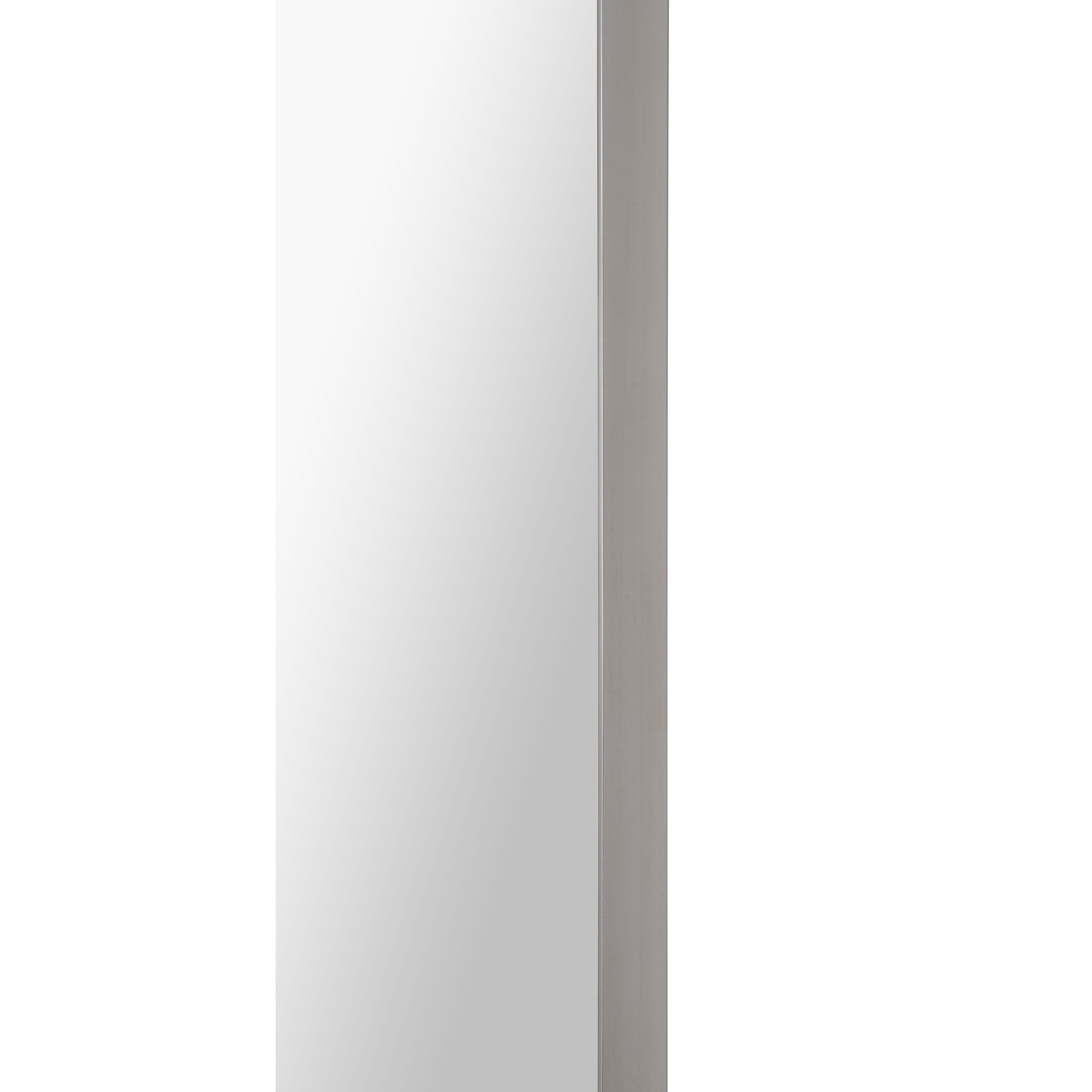 Delphinus 46" Tall Rectangle Wall Mirror, Grey-Mirror-DECOROLALA