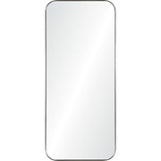 Delphinus 46" Tall Rectangle Wall Mirror, Grey-Mirror-DECOROLALA