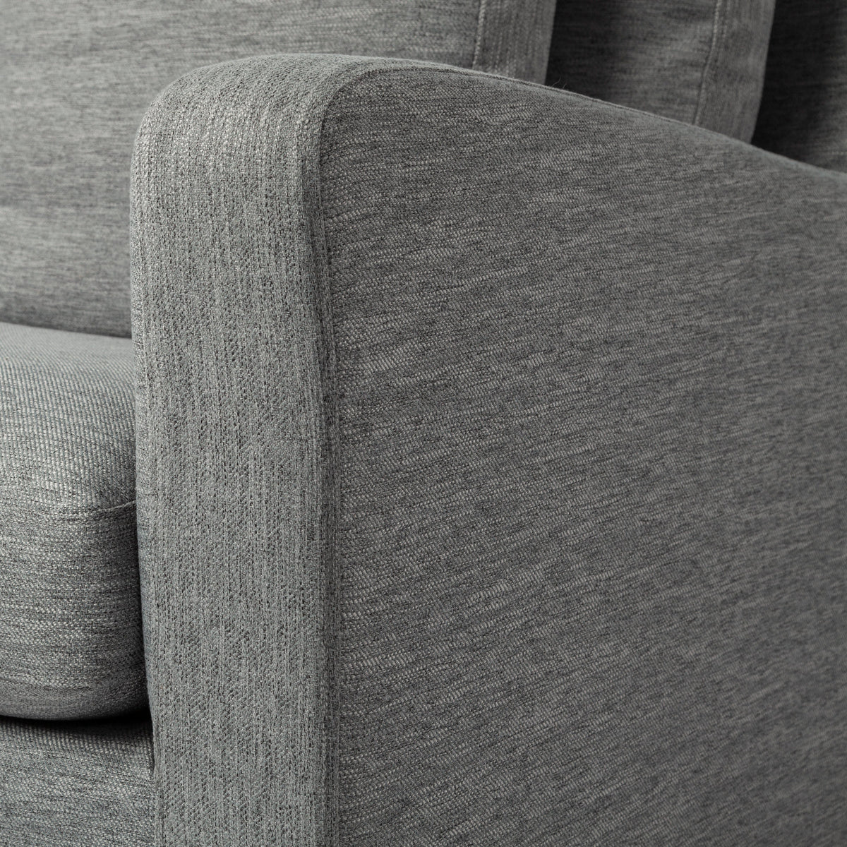 Denly III 38 X 38.25 X 34.5 Castlerock Gray Slipcover Upholstered Arm Chair-Chairs-DECOROLALA