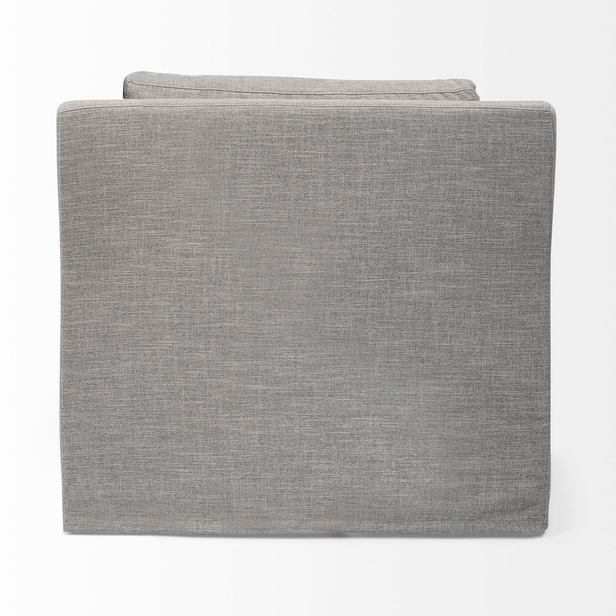 Denly III 38 X 38.25 X 34.5 Flint Gray Slipcover Upholstered Arm Chair-Chairs-DECOROLALA