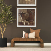 Denton Medium Brown Relcaimed Wood Bench-Benches-DECOROLALA