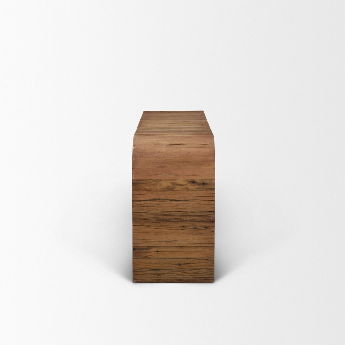 Denton Medium Brown Relcaimed Wood Console Table-Console Tables-DECOROLALA