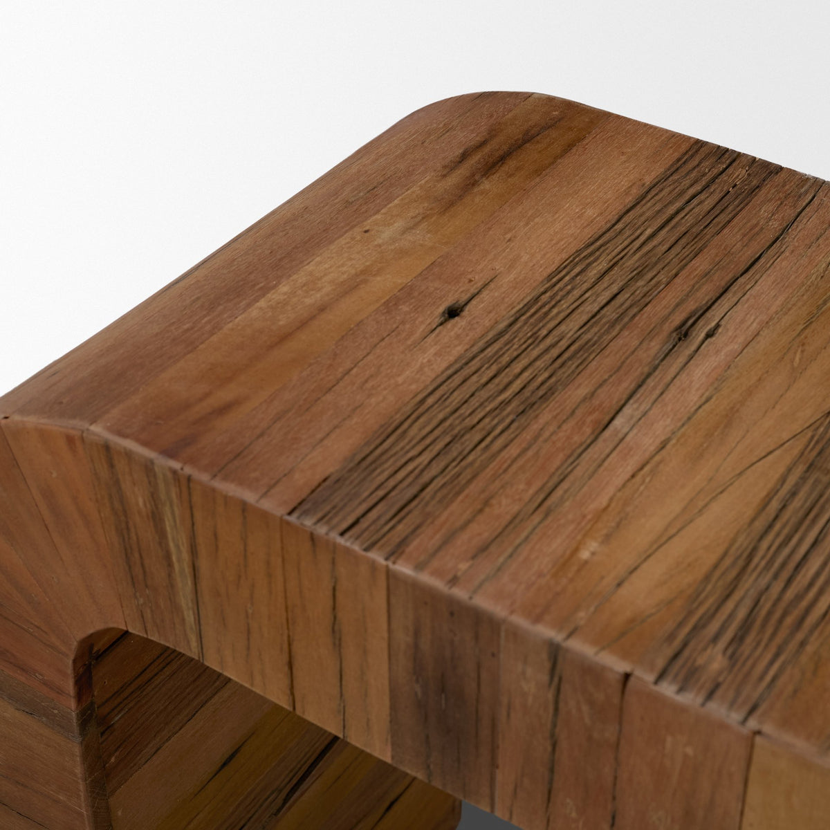 Denton Medium Brown Relcaimed Wood Console Table-Console Tables-DECOROLALA