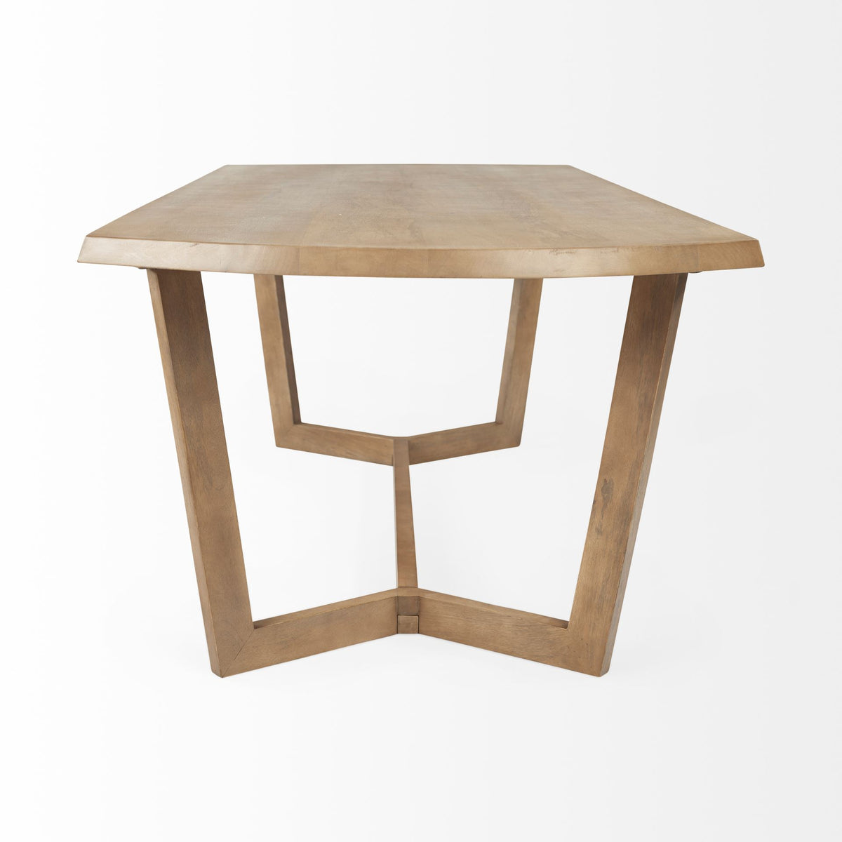 Denver 92"L x 39"W Rectangular Dining Table | Modern | Brown Wood | Seats 6-Dining Tables-DECOROLALA