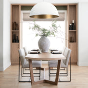 Denver 92"L x 39"W Rectangular Dining Table | Modern | Brown Wood | Seats 6-Dining Tables-DECOROLALA