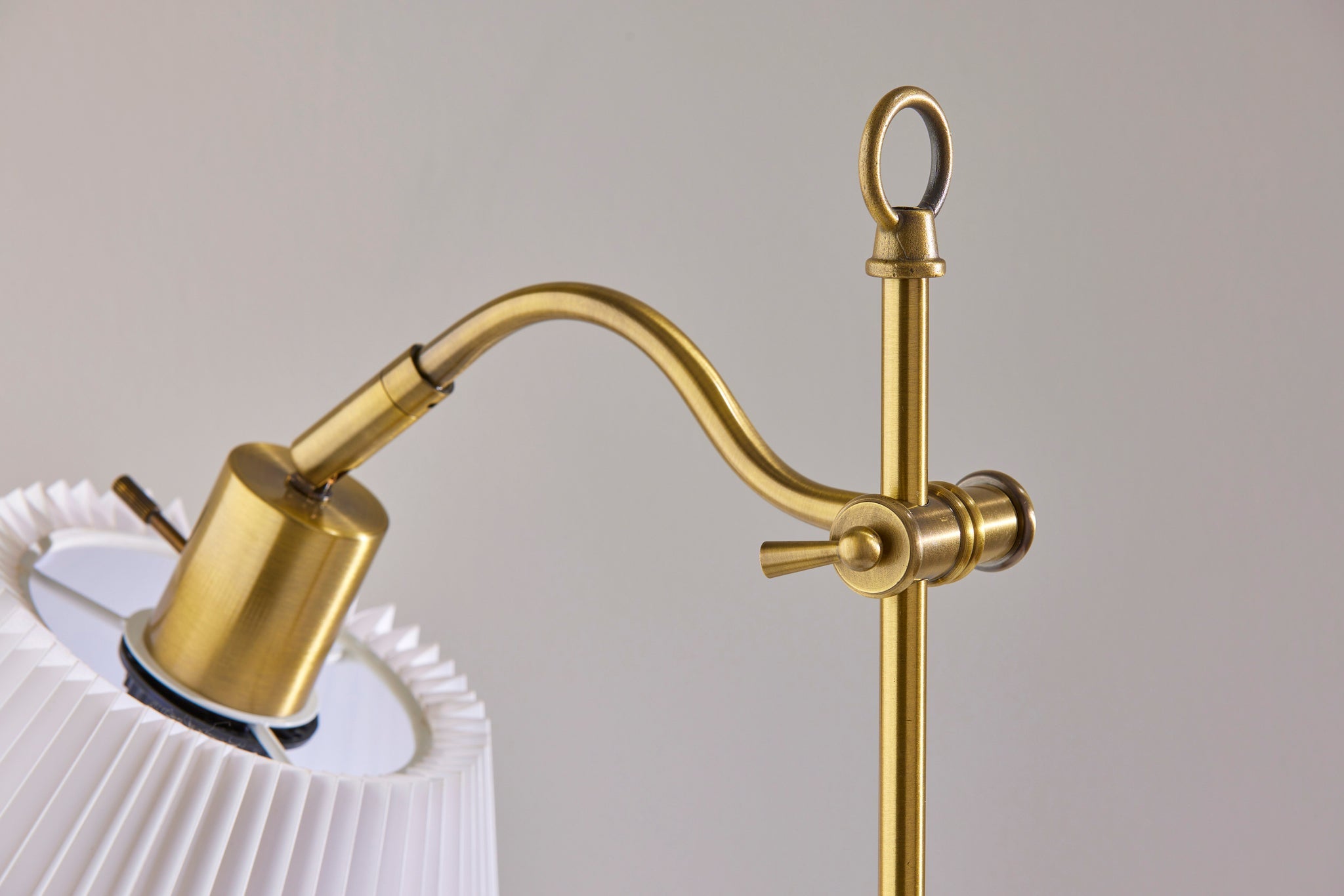 Derby Table Lamp 26" Antique Brass-Lighting-DECOROLALA