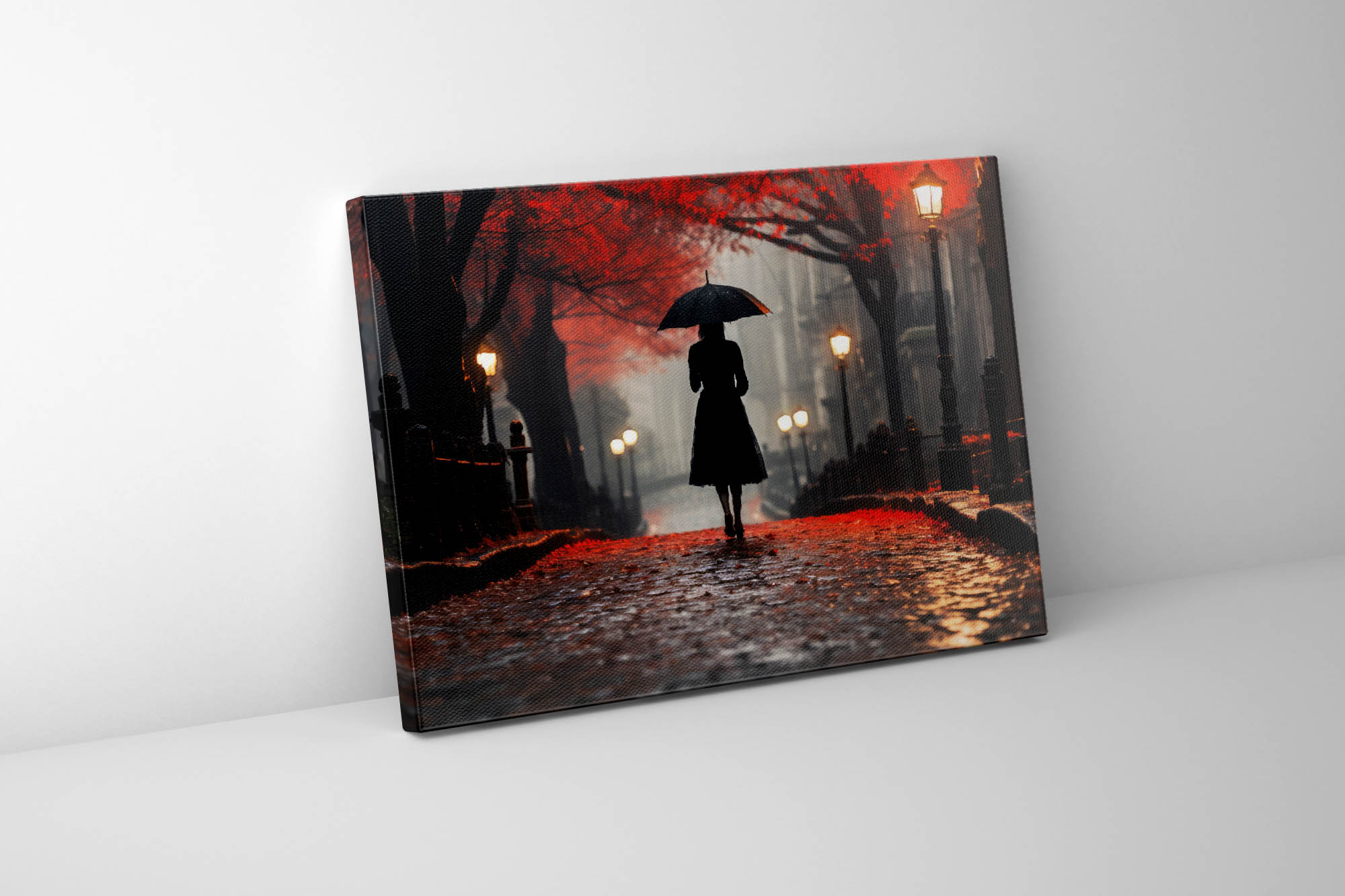 Detailed Illustration 48" x 36" Fine Art Canvas-Canvas Print-DECOROLALA